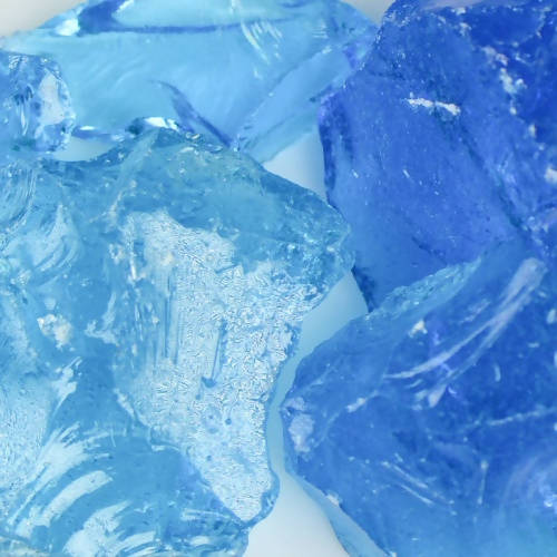 Crystal Turquoise Landscape Glass American Specialty Glass 1 Pound Medium