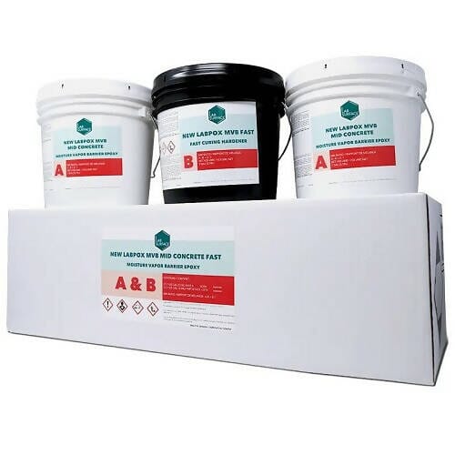 LabPox MVB Fast - High Performance Moisture Vapor Barrier Epoxy - 3 Gallon Kit BDC Equipment & Rental