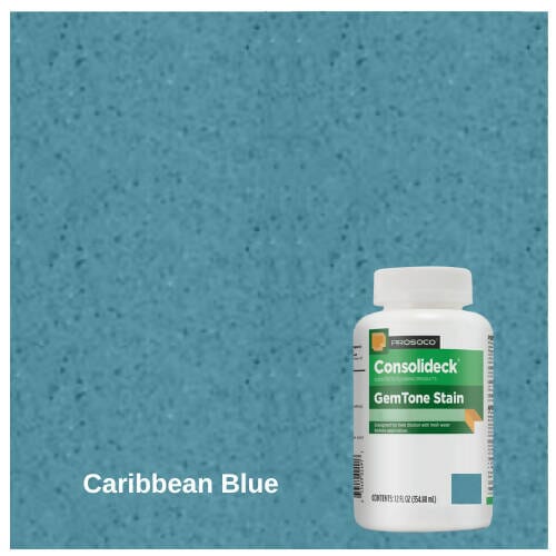 GemTone Stain Prosoco 12 Oz Caribbean Blue