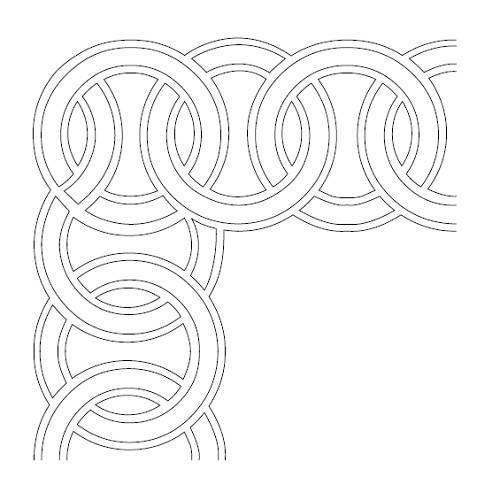 B106 - Flattoo Stencil System - Corner Surface Gel Tek 4"