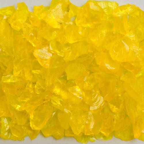 Chunky Yellow Terrazzo Glass American Specialty Glass 1 Pound #1