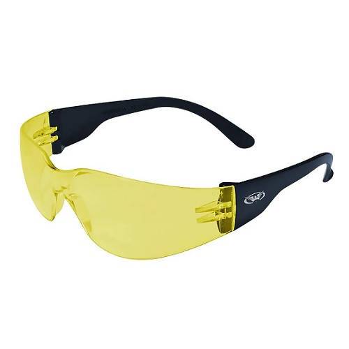 Pro-Rider Safety Glasses (Pack of 6) Global Vision Eyewear Corp. Yellow Tint