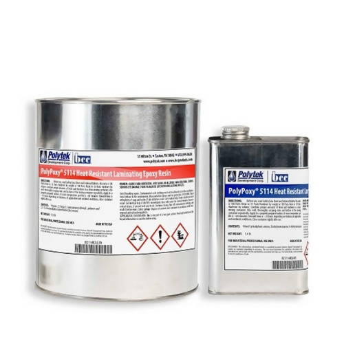 PolyPoxy 5114 Laminating Epoxy Polytek Development Corp 12-lb kit