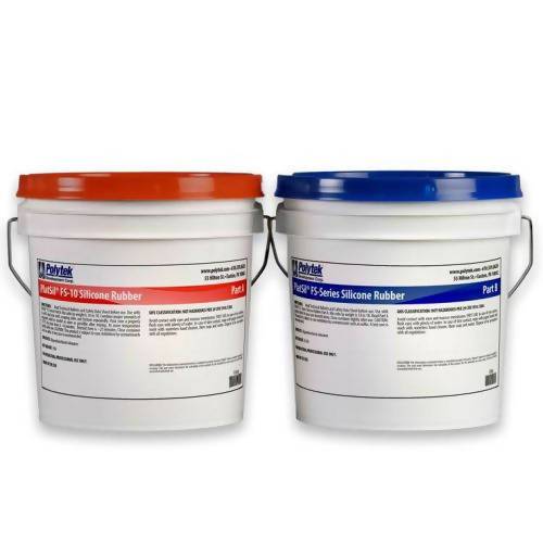 PlatSil FS-20 Silicone Rubber - Fast-Setting Polytek Development Corp 16-lb kit