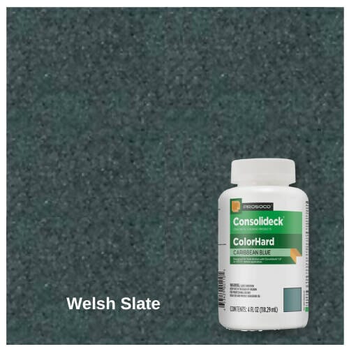 ColorHard - One-Step Color & Hardener for Concrete Floors - 4 oz Prosoco Welsh Slate