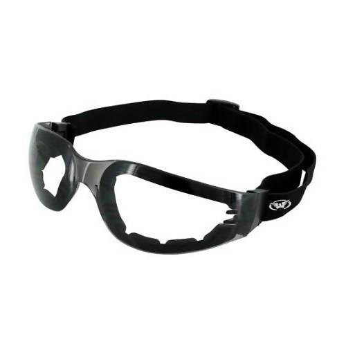 Ideal Safety Goggles with EVA Foam and Black Strap (Pack of 6) Global Vision Eyewear Corp. Clear