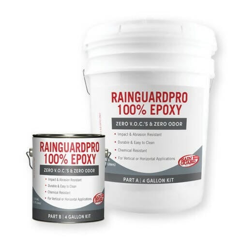RainguardPro 100% Epoxy - Clear Gloss Rainguard Pro 4 Gallon Kit
