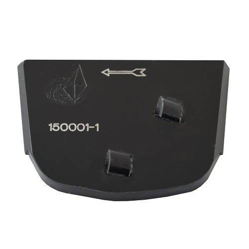 X-Series Trapezoid Pad Tooling With PCD Segments for Concrete Polishing Concrete Polishing HQ Regular