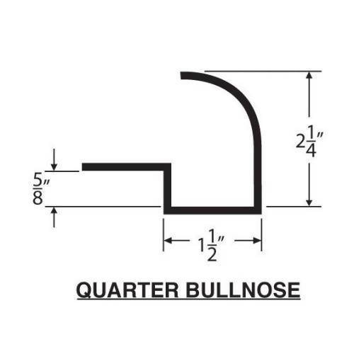 Quarter Bullnose - Countertop Edge Form Concrete Countertop Solutions