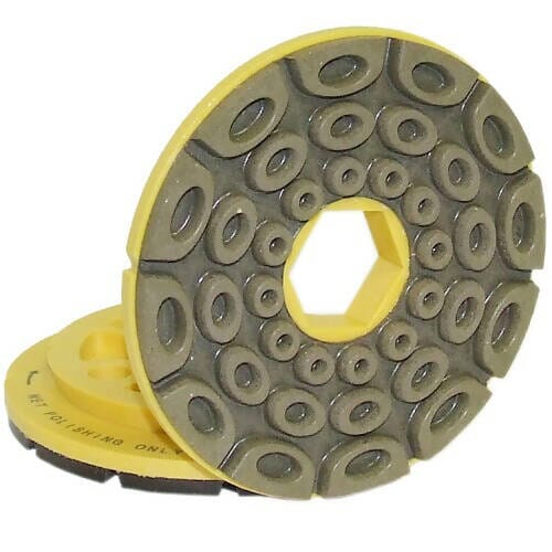 Twincur GEM - Polishing Wheel for Straight and Beveled Edge of All Stones Alpha Professional Tools 5" 3000-Grit