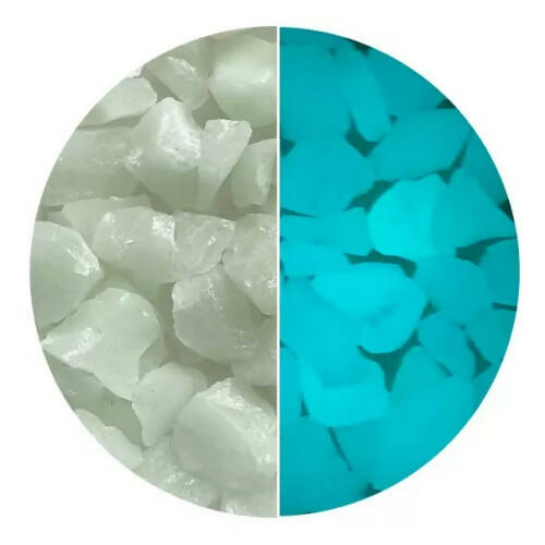 Teal Glow Stones for Concrete American Specialty Glass