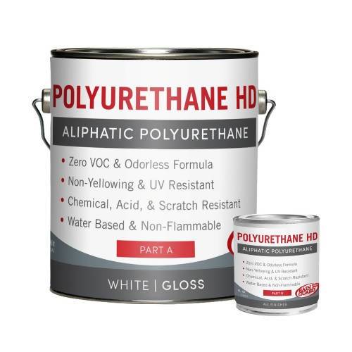 Polyurethane HD - Aliphatic Polyurethane 2K Rainguard Pro 1 Gallon White Gloss 