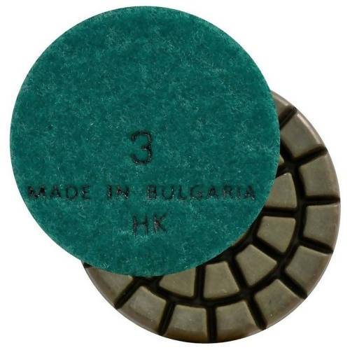 3" 3-Step Polishing System with Velcro Concrete Polishing HQ Step 3 (3S-3)