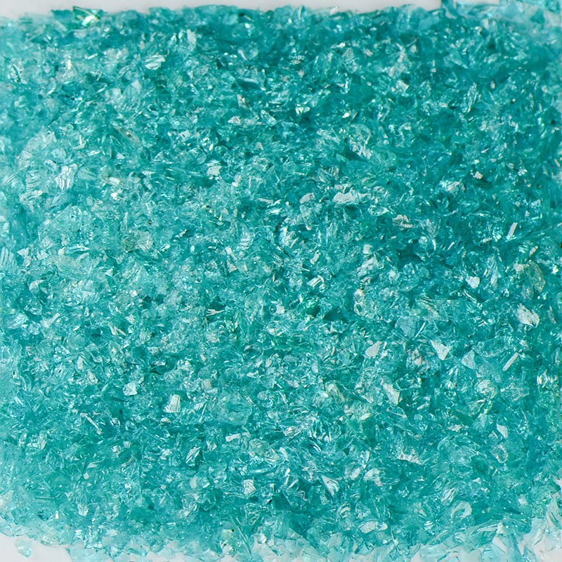 Teal Terrazzo Glass American Specialty Glass 50 Pound ($2.61/ lb) #0