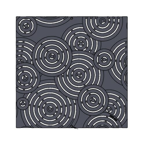 24" x 24" Oblio Catch Basin (Heel Proof) Iron Age Designs