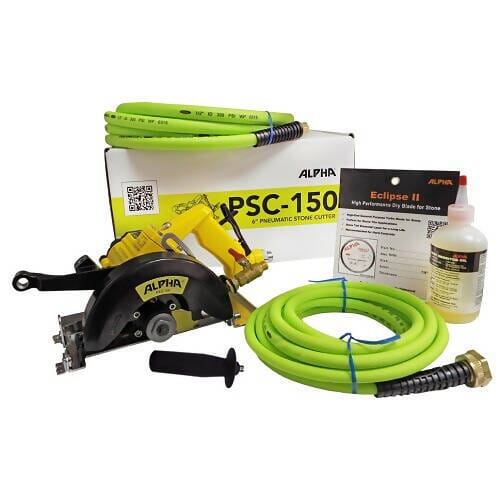 PSC-150 Pneumatic Stone Cutter - 6" Alpha Professional Tools