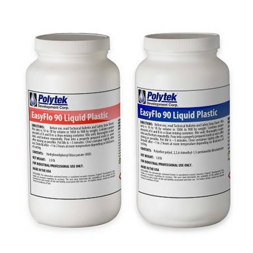EasyFlo 90 Liquid Plastic Polytek Development Corp 3.8-lb kit