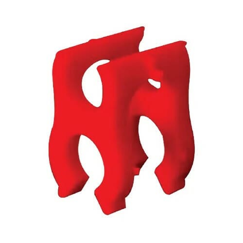Kodi Klip Imperial K-Klip Dayton Superior Corp. #4 to #4 - Red (1568 pieces)