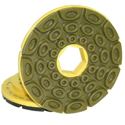 Twincur GEM - Polishing Wheel for Straight and Beveled Edge of All Stones Alpha Professional Tools 5" 1000-Grit