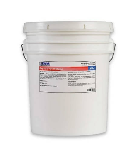Poly 74/75 Part C Softener Polytek Development Corp 40-lb Unit