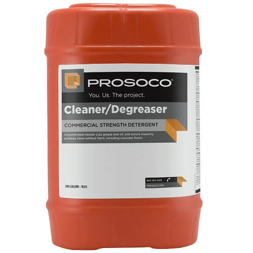 Cleaner/Degreaser - Commercial-Strength Detergent Prosoco 5 Gallon
