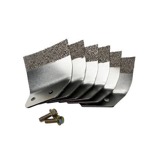 Mastic Demon Blade Replacement Kits The Malish Corporation Fits 15" / 16" / 17" Tools - 6 Pieces Counter-Clockwise