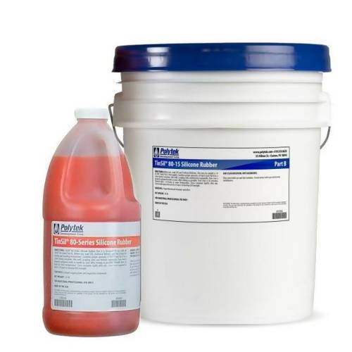 TinSil® 80-15 Silicone Rubber Polytek Development Corp 44-lb Kit