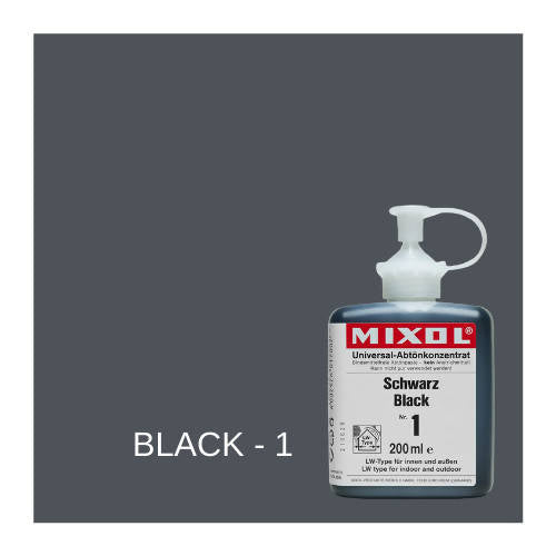 Mixol Universal Tints - 200ml Mixol 200ml Black