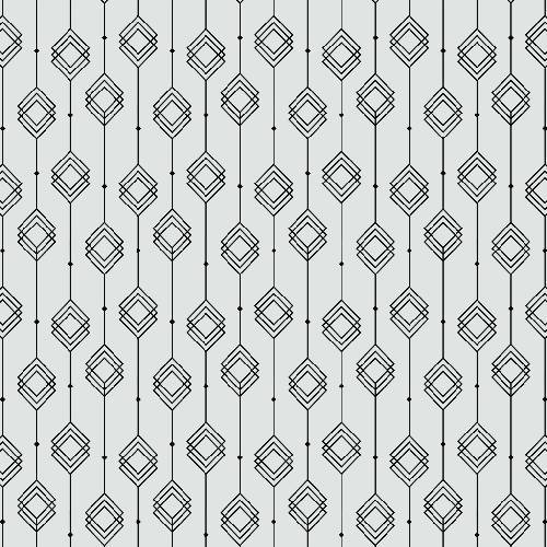 Hanging Rhombus Pattern - Adhesive-Backed Stencil