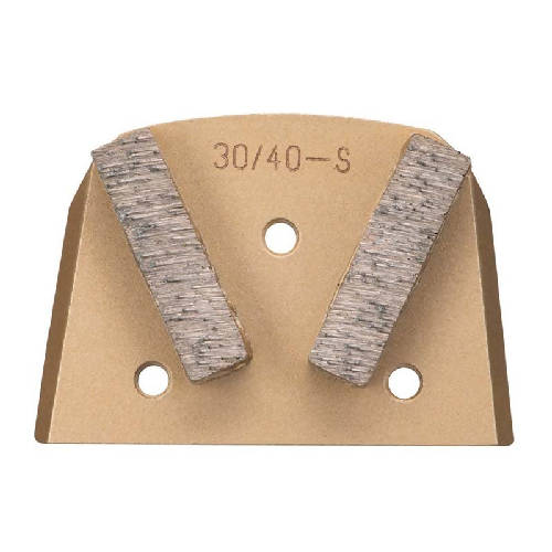 Slim Fit Diamond Tooling - Double Bar Segments Syntec Diamond Tools Soft Bond (Gold) 16 to 20 Grit