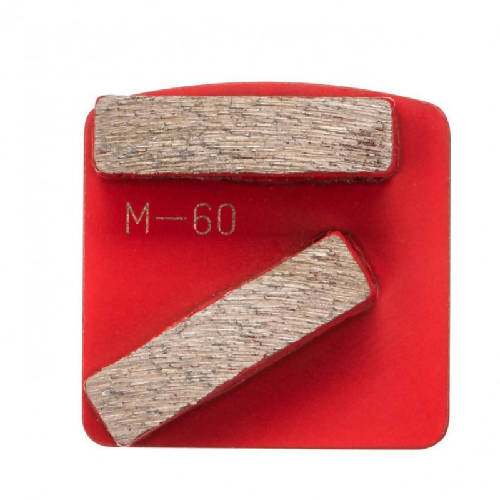 Uni Lock Diamond Tooling - Double Diamond Segments Syntec Diamond Tools Medium Bond (Red) 6 Grt