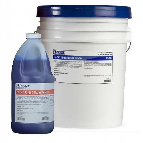PlatSil 73-60 Silicone Rubber Polytek Development Corp 44-lb kit
