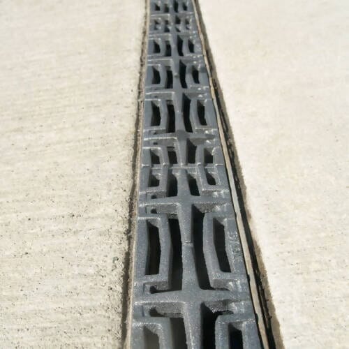 3" x 14" Carbochon Trench Grate Iron Age Designs