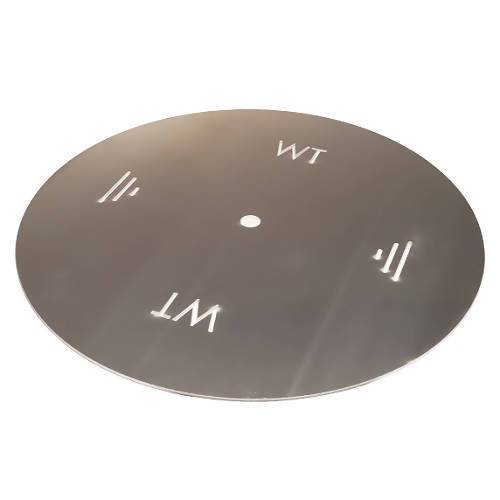 Circular Aluminum Plate for Fire Pit Burners Warming Trends