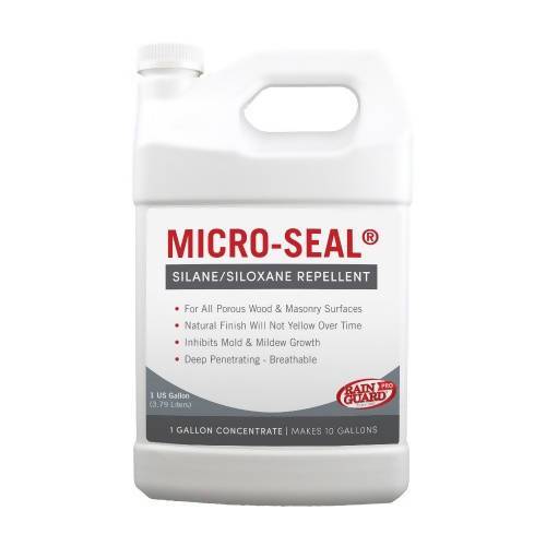 Micro-Seal Silane/Siloxane Water Repellent - Concentrate Rainguard Pro 1 Gallon (Makes 10 Gallons) Single-Pack