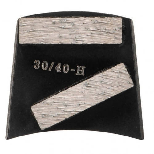 Fast Change - Double Bar Segments Syntec Diamond Tools Hard Bond (Black) 6 Grit