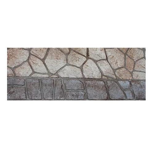 Bushrock Header - Concrete Stencil Decorative Concrete Impressions