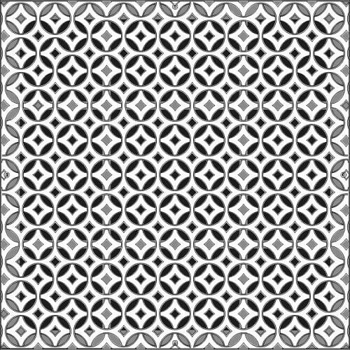 24" x 24" Interlaken Catch Basin Grate (Pedestrian Load Only) Iron Age Designs