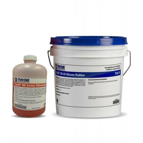TinSil® 80-40 Silicone Rubber Polytek Development Corp 9-lb Kit