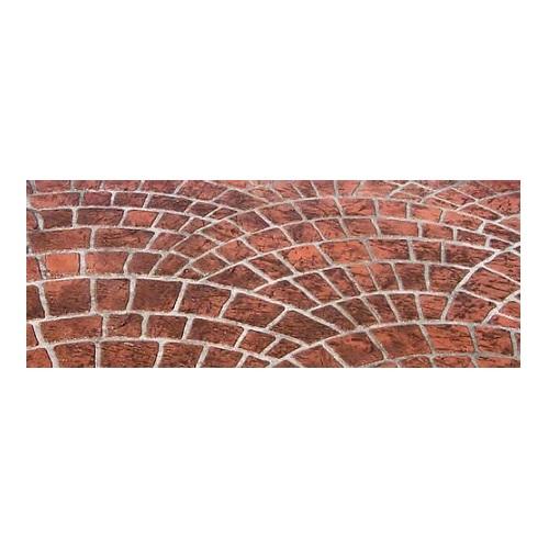 Cobble Fan - Concrete Stencil Roll Decorative Concrete Impressions