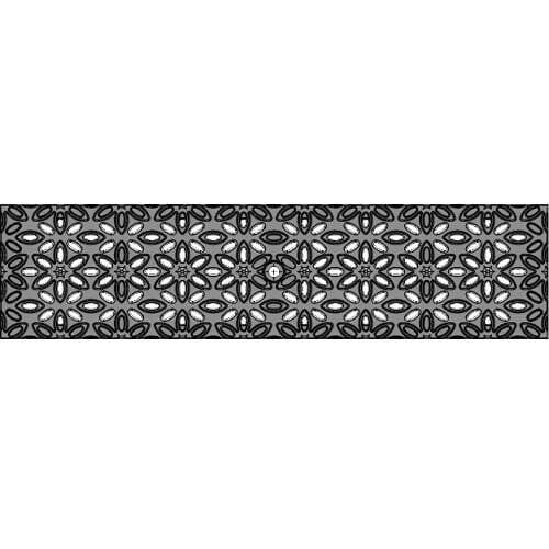 5" x 20" Anise Trench Grate (Heel Proof) Iron Age Designs