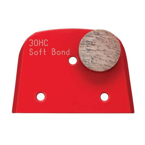 Slim Fit Diamond Tooling - Single Round Segments Syntec Diamond Tools Soft Bond (Red) 16 to 20 Grit
