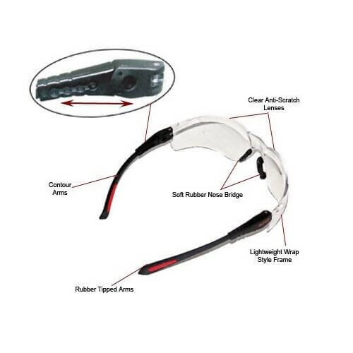 Adjustable Safety Glasses Alpha Professional Tools