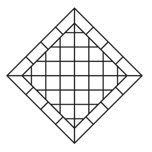 Diamond - Concrete Stencil Decorative Concrete Impressions