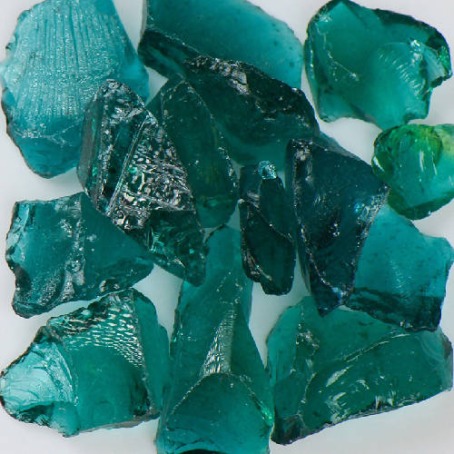 Teal Terrazzo Glass American Specialty Glass 1 Pound #3