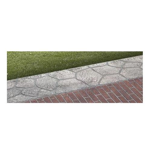 18" Flagstone Border - Concrete Stencil Decorative Concrete Impressions