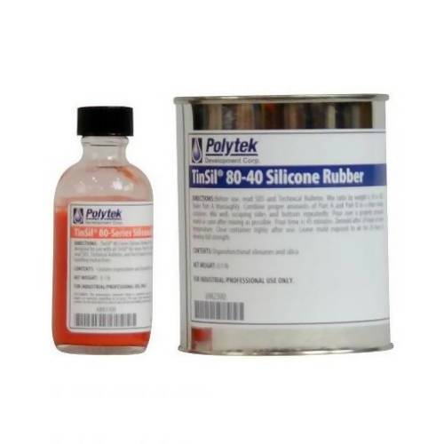 TinSil® 80-40 Silicone Rubber Polytek Development Corp 1-lb Kit