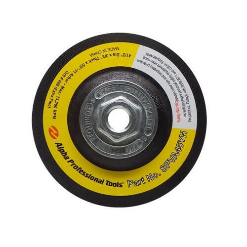 PVA VP Style - Versatile, High-Speed Dry Polishing System for Stone, Metals and Woods - 4 1/2" Alpha Professional Tools 600-Grit (Extra Fine)