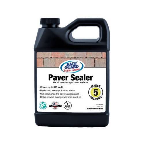 Concrete Paver Sealer - Concentrate Rainguard Pro 32 oz Super Concentrate (Makes 5 Gallons)
