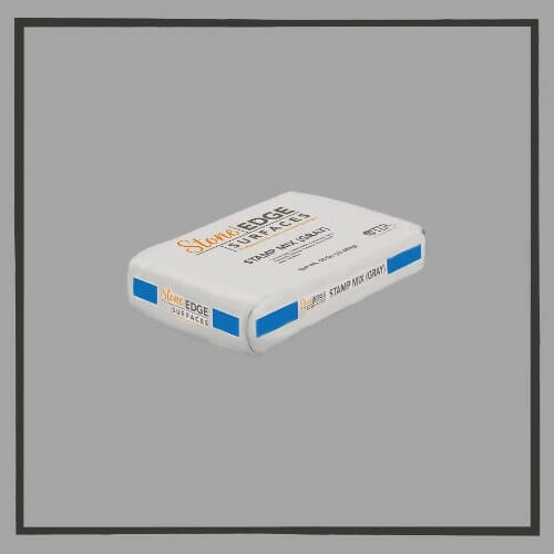 Stamp Mix - 50 lb bag Stone Edge Surfaces Single Bag Gray